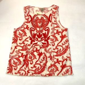 NWT Lucky Brand Printed Sleeveless Size M